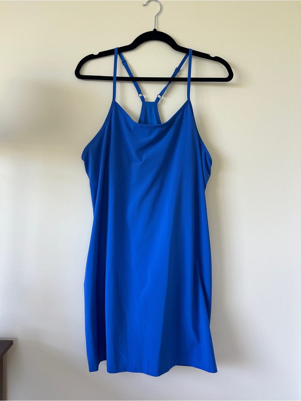 Target Bright Blue Mini Dress with Racerback Straps
